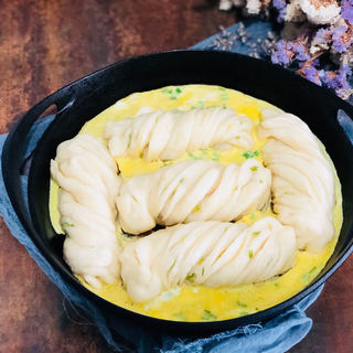 蛋煎花卷
