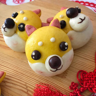 柴犬豆沙包