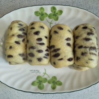 玉米面蜜豆卷