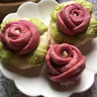 小青de美食----馒头开花