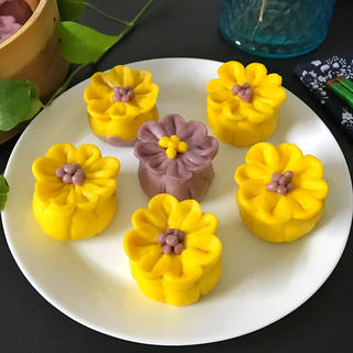 花样豆沙包