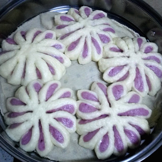 紫薯花馒头