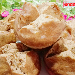 红糖戗面开花馒头