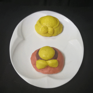 可爱帽子小馒头