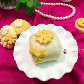 双色花式馒头
