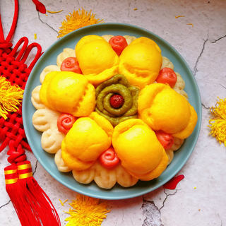 二十八蒸枣花之招财进宝