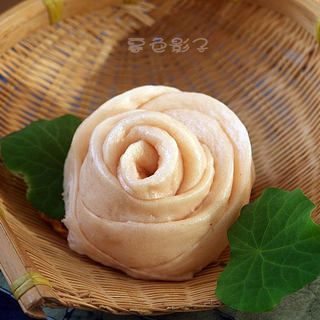 蒸玫瑰馒头