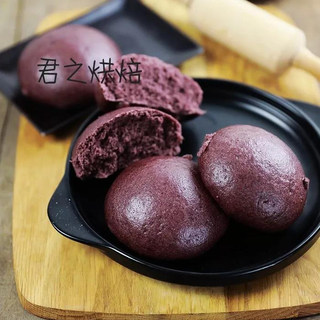 黑米馒头