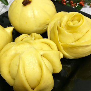 南瓜花样馒头