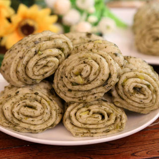 菠菜花卷
