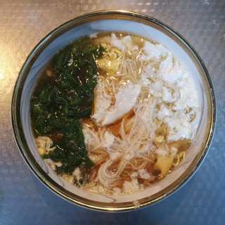芹菜叶香油鸡蛋面