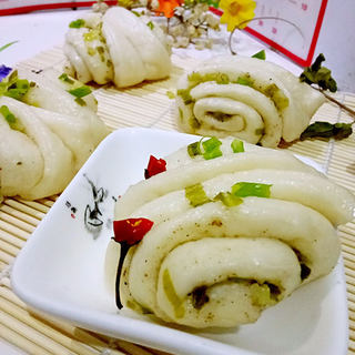 葱油椒盐花卷