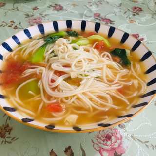 西红柿青菜面