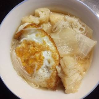 鸡蛋油条挂面汤