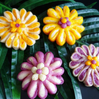 花开锦绣——太阳花馒头