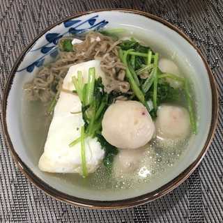 鱼丸鸡蛋汤面