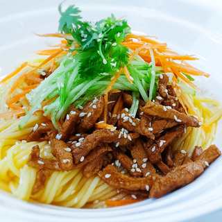 肉丝凉拌面