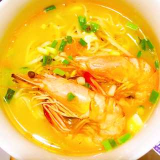 鲜虾汤面