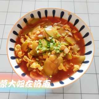 西葫鸡蛋面