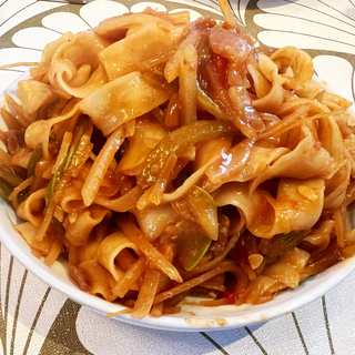 家常炒面条