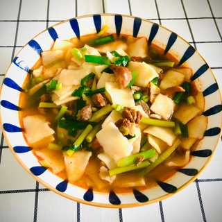 羊肉香菇面片