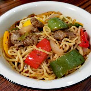过油肉拌面