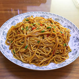 辣酱葱油拌面