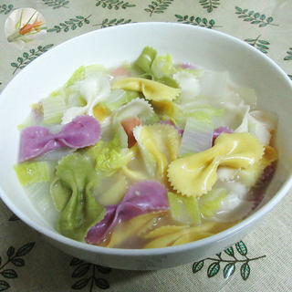 娃娃菜蝴蝶面