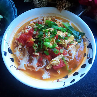 茄汁鸡蛋刀削面