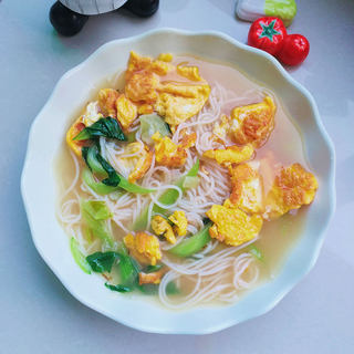 油菜鸡蛋面