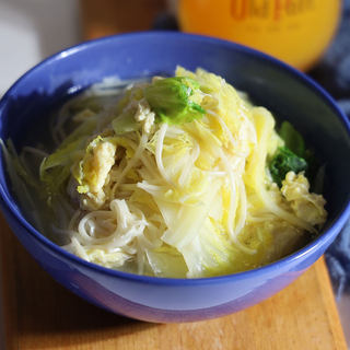 白菜鸡蛋面