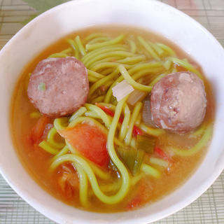 西红柿肉丸面