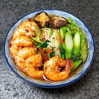 鲜虾汤面