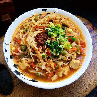 豆腐黄花臊子面