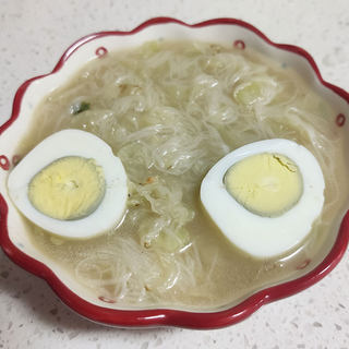 白菜挂面汤
