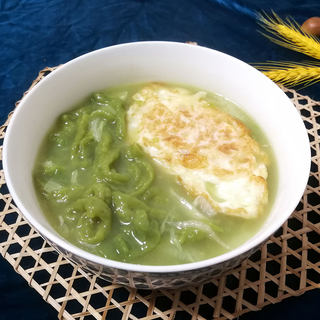 煎蛋翡翠麦虾