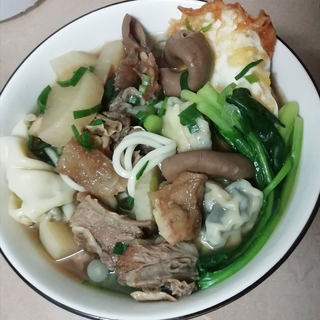 萝卜牛杂面