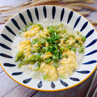 芸豆鸡蛋面