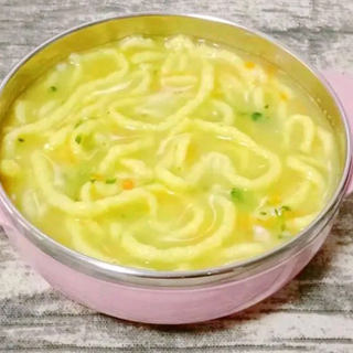 虾仁鸡蛋面线 (宝宝辅食）