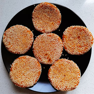 红薯芝麻饼