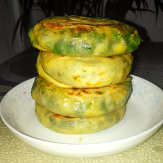 水晶鸡蛋韭菜饼