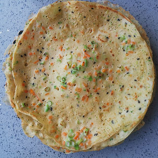 西兰花胡萝卜煎饼