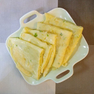 葱花鸡蛋饼