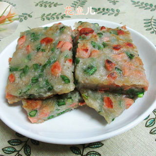 火腿肠豇豆煎饼
