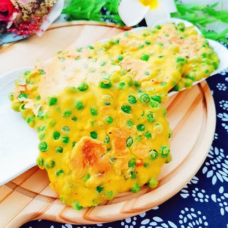 豌豆玉米面饼（减肥餐）