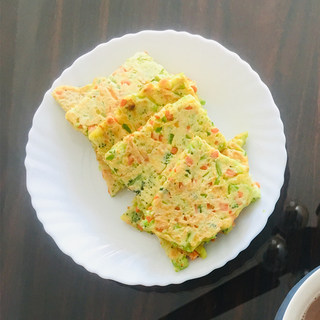 西兰花胡萝卜饼