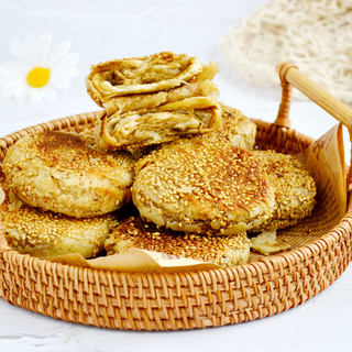 免发酵-麻酱烧饼