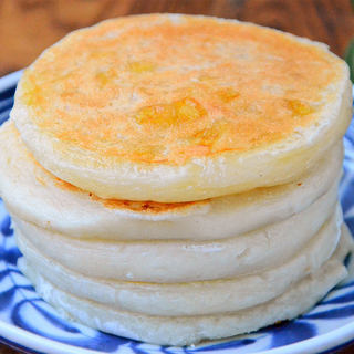 苹果糯米发面饼