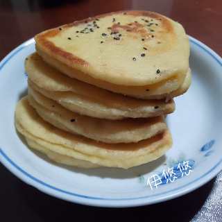 玉米面多层发面饼