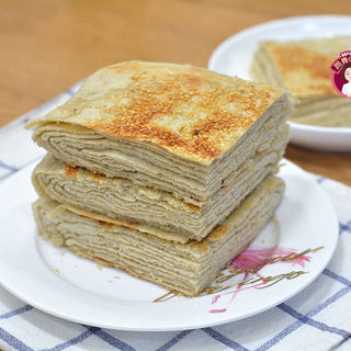 花生酱青稞千层饼